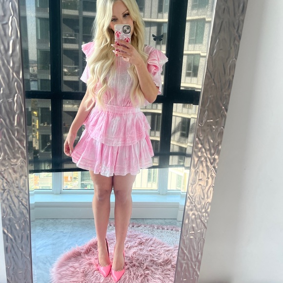 Loveshack Fancy Natasha Dress - Picture 1 of 3